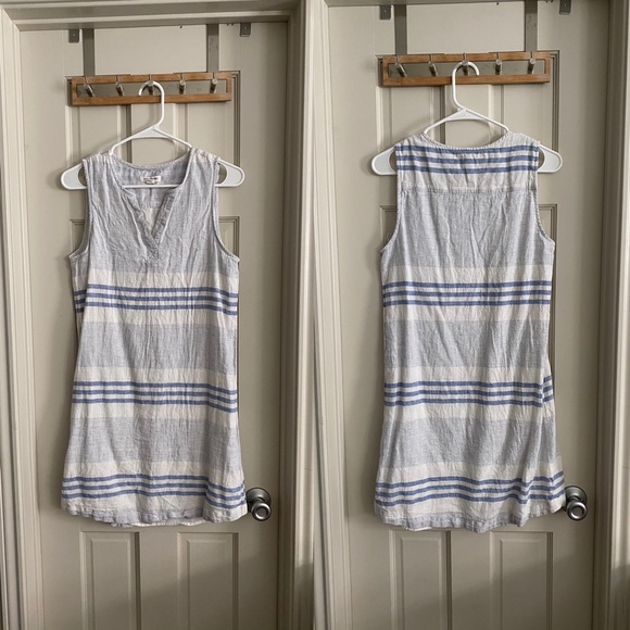 Blue white striped dress - Picture 1 of 1